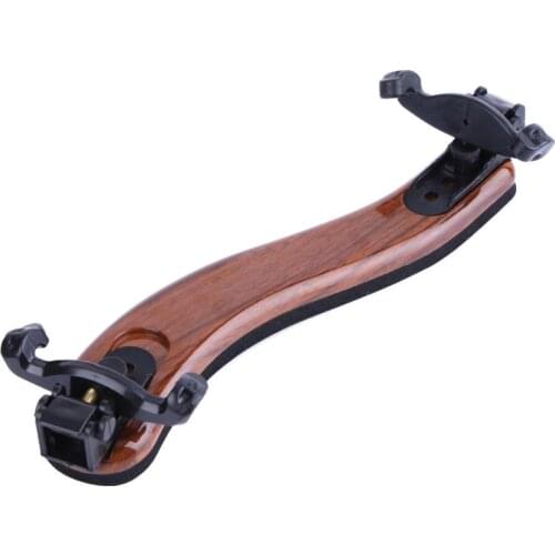 Violin Shoulder Rest Support 4/4 Full Size Adjustable Maple Wood Violin Shoulder Rest Support Violin Parts Accessories