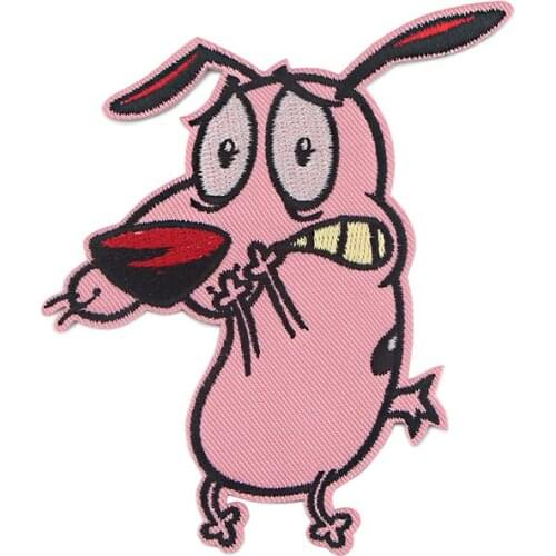 Cute Dog Embroidery Patch Creative Patch for Clothes Personality DIY Accessories Patch Iron on Patch AL3036