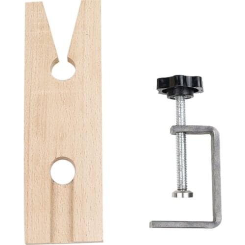 Jewelers Bench Pin Clamp V-Slot C-Clamp Mount On Table Workbench Jewelers Tools