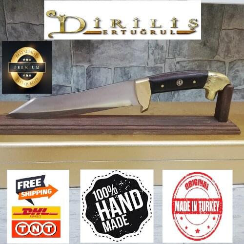 Turkish-Ottoman Dagger "HANCHER ERTUGRULs son OSMAN" 100% Handmade Forged in Fire Stainless Steel - Free Shipping DHL/TNT