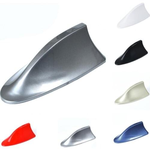 Universal Car Antenna FM Signal Amplifier Anti-interference Shark Fin Shape Radio Antena Aerial Car Accessories Exterior Parts