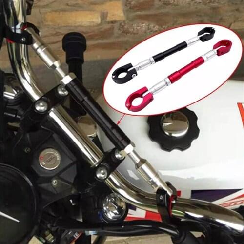 Universal 7/8" 22mm Motorcycle Handlebar Black Aluminum Cross Bar Steering Wheel Strengthen Adjustable Handle Bar New Styling