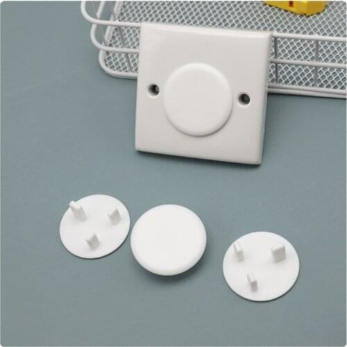 W3JF 20pcs/lot Baby Electric Socket Outlet Plug Protection Security UK Sockets Cover