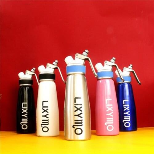 1 SET 500ML High QTY Aluminum Cream Whipper foamer Gun Butter Dispenser Coffee Dessert Cake Essential DIY Bakeware Tools LIXYMO