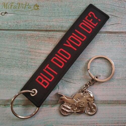 1 Set Freedom Keychain for Motorcycles Car Key Chain Metal Plane Embroidery Key Chains Funny Fashion Trinket Christmas Gift