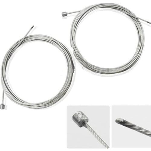 10pcs/set MTB Bicycle Brake Line Bicycle Speed Line Fixed Gear Shifter Gear Brake Cable Set Core Inner Wire for MTB Road Bike