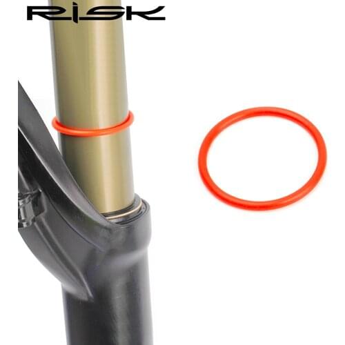 RISK 5pcs Bicycle Front Fork O-Rings Shock Absorb Oil Seal Dust-proof Ring Cycling Bicycle Repair Tool