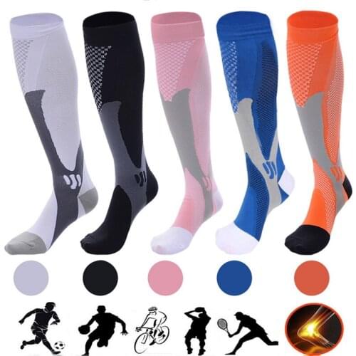 50 Styles Compression Socks For Varicose Veins Women Men Medical Varicose Veins Leg Relief Pain Knee High Stockings Large Size