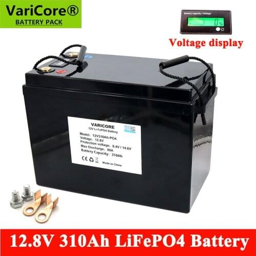 VariCore 12.8V 310Ah LiFePO4 battery 12V Lithium iron phospha For RV Campers Golf Cart Off-Road Off-grid Solar Wind batteries