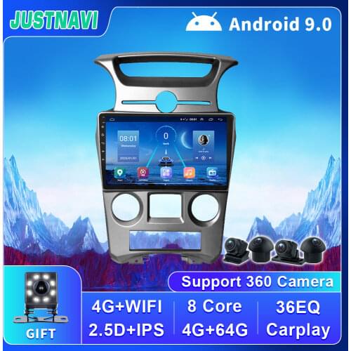 Android 9.0 For Kia Carens 2006-2012 Car 2 Din Radio 4G WIFI Carplay DSP Camera Multimedia Video Player Navigation GPS No DVD