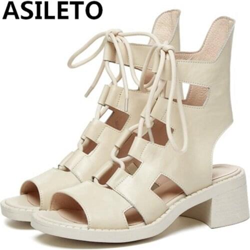 ASILETO Women's Ankle Boots