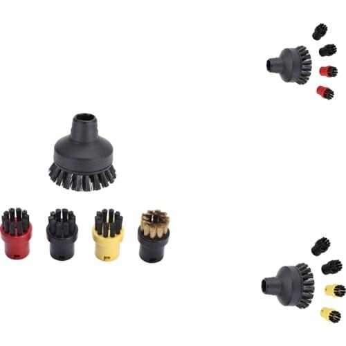 Large Round Brush for Karcher SC1 SC2 SC3 SC4 Large Round Brush Cleaning Brush for Steam Cleaner Sweeper