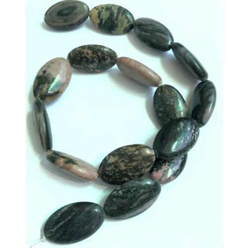 Wholesale 1string Natural Rhodonite Gem stone Beads15x25mm Marquise Beads,Loose Stone Beads For Jewelry making 15.5"