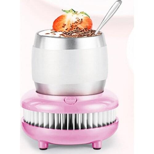 Quick Cooling Cup Home Office Cold Drink Machine Car Mug Cup Refrigerator Quick Aluminium Cooler Auto Mini Refrigerator USB