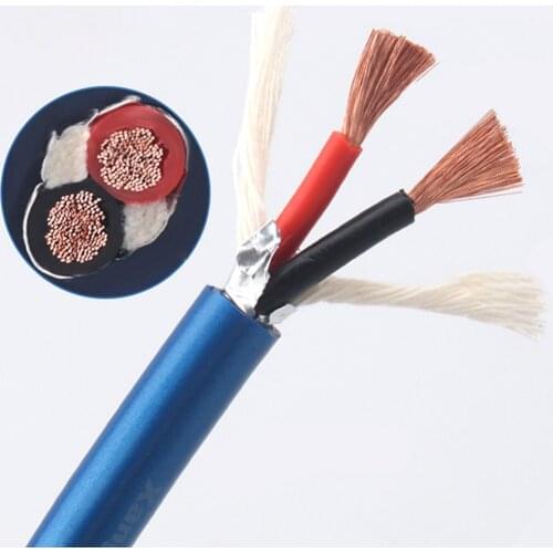 DIY HIFI Loud Speaker Audio Cable Wire Oxygen Free Cooper Speaker Wire DIY OFC Core for DIY Amplifier CD Player Home Theater