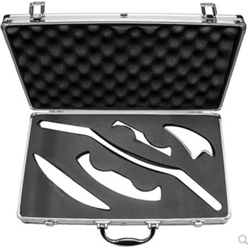 304 Stainless Steel Gua Sha Board Massager Tool Guasha Scraper Physical Therapy Loose Muscle Meridian Massage SPA Body Health