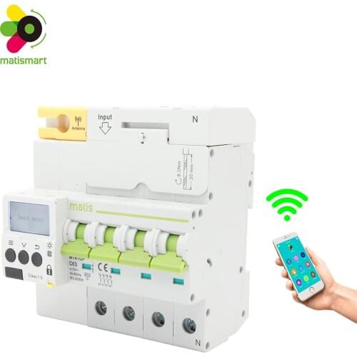 Matis Three phase 16a wifi smart circuit breaker energy meter