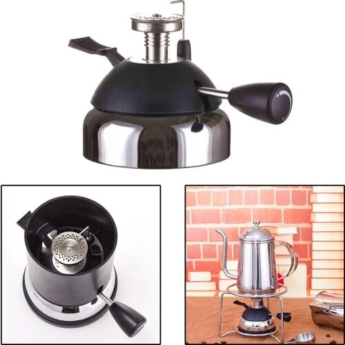 Multi-functional Mini Burner Mini Stove Burners Backpacking Hiking Stove Adjustable Gas for Coffee Maker