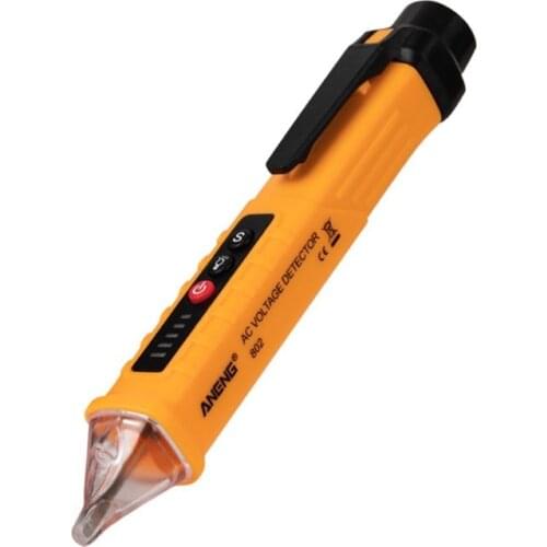 Multi-Function AC 12V~1000V Non-contact Induction Test Pencil Electrical Tester Sound/Light Alarm Voltage Detector with