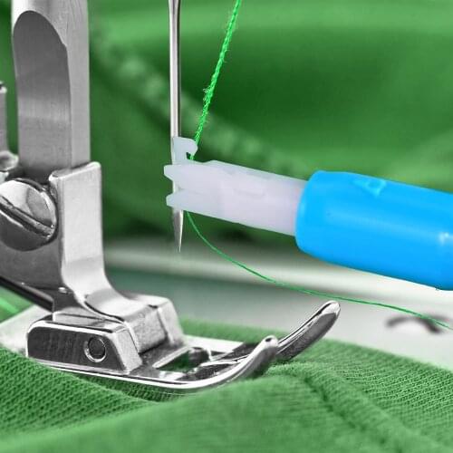 Sewing Machine Needle Threader Stitch Needle Changer Insertion Tool Auto Threader DIY Quick Home Sew Accessory Crochet Hook Set
