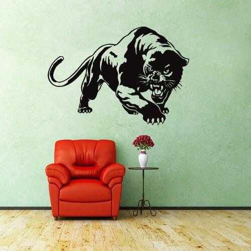 New Creative Leopard Vinyl Wall Stickers Animal Home Decor Living Room Removable Diy Art Mural Decals