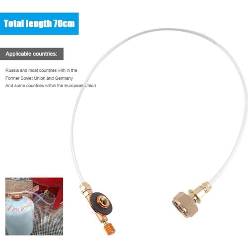 Outdoor Camping Gas Stove Burner Safe Switching Valve Adapter Adapter Propane Refill Gas Tank Cylinder Conversion Burner