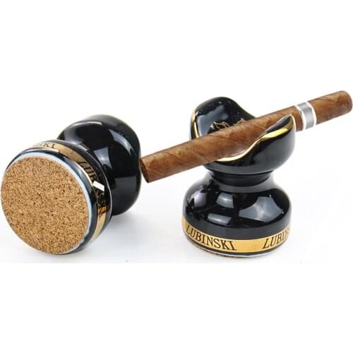 LUBINSKI Cigar Appliance Cigar Display Rack Cigar Cigarette Butt Bracket Simple Stylish Portable Cigarette Carrier Give Men Gift