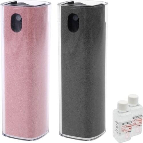 Portable Screen Cleaner All-in-one Mobile Phone Screen Cleaner Tablet Computer Cleaning Spray + Replenisher Artifact Set