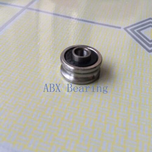 SG15-2RS U Groove pulley ball bearings 5*17*8*9.75 mm Track guide roller bearing SG15RS V17