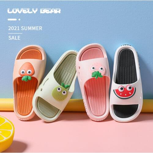 Slipper Women Indoor Anti-slip Cartoon Cute Girl Heart Couple Male Home Soft Bottom Comfort Women Shoes Shower Shoes