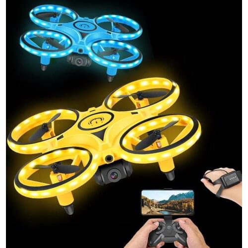 UFO Mini Drone Quadcopter 3D Flip Infrared Induction RC Flying Toys for Kids
