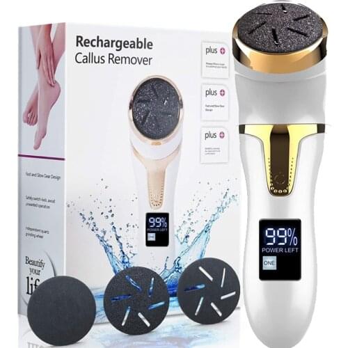 Electric Pedicure Tools Foot Care File Leg Heels Remove Hard Cracked Dead Skin Remover Feet Clean Care Machine LED display