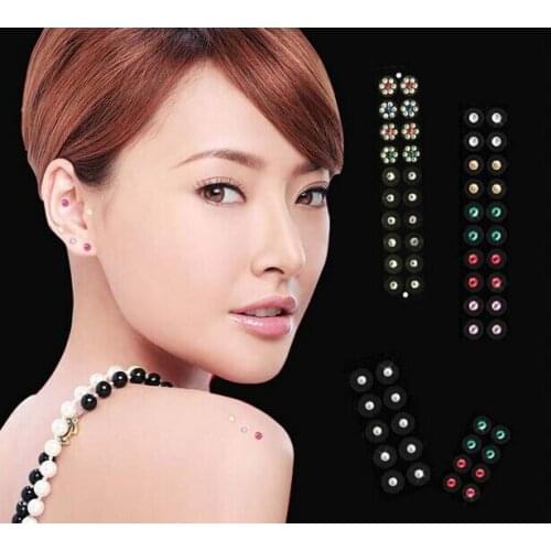 Weight Loss Magnet Colored Faceted Crystal magnetic ear points acupressure seed Stop Smoking diet anxiety pellets to slimming