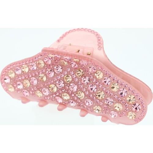 Jaw Hair Claw - Rhinestone Retro Hair Accessory Jewelry for Women Lady Trendy Hair Ornament for Thick Hair Wear Shower Daily