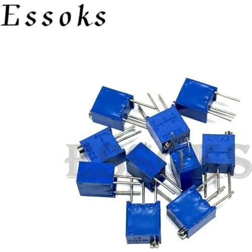 10pcs 3266 3266W 100 200 500 1K 2K 5K 10K 20K 50K 100K 200K 500K 1M ohm W103 102 103 503 104 105 100R 200R 500R Potentiometer
