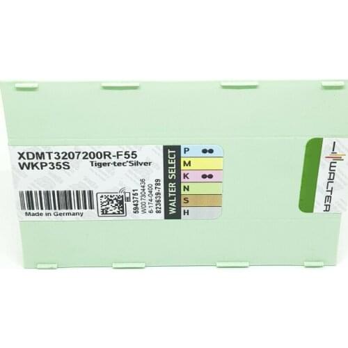 10PCS CARBIDE INSERT XDMT3207200R-F55 WKP35
