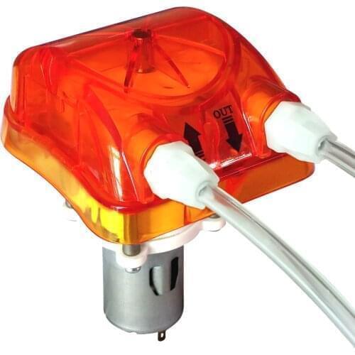 100ml/min, 4 rollers, 12Vdc peristaltic Pump with Exchangeable Pump Head and PharMed BPT peristaltic tube