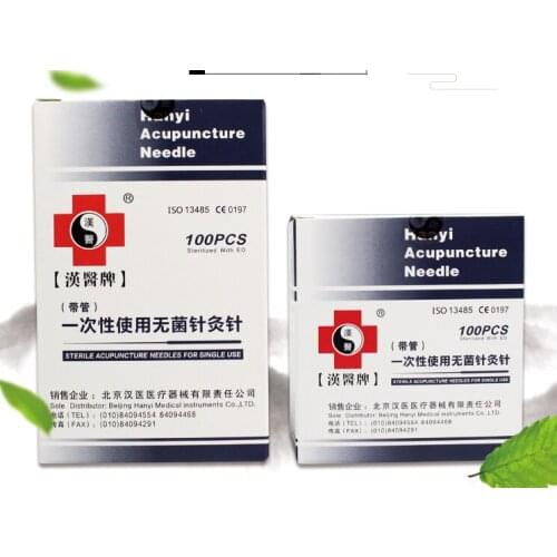 2 boxes accupuncture massage tube needle disposable acupuncture needles one needle with one tube