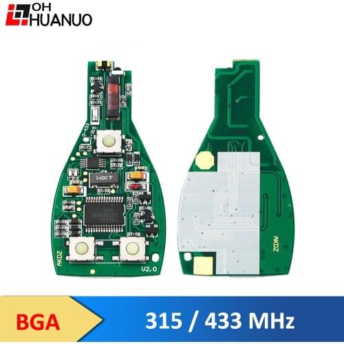 3/4 Buttons Smart Remote Key Board BGA NEC Pcb 315/433MHz for Mercedes Benz A B C E S Class W203 W204 W205 W210 W211 W212 W221