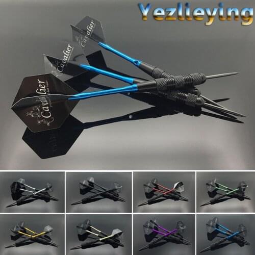 3Pcs / Sets 18g Professional Steel Tip Darts Flights Black Barrel Aluminium Shafts Shanks for Darts