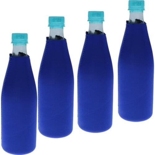 4pcs Blue Beer Cooler Beverage for Christmas Wedding Party Presents Ornaments