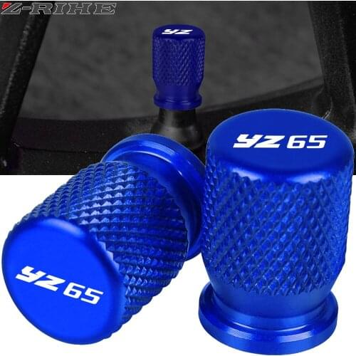 For Yamaha YZ65 YZ 65 2018 2019 2020 Motorcycle Accessorie Wheel Tire Valve Stem Caps CNC Alumium Airtight Covers YZ65 LOGO