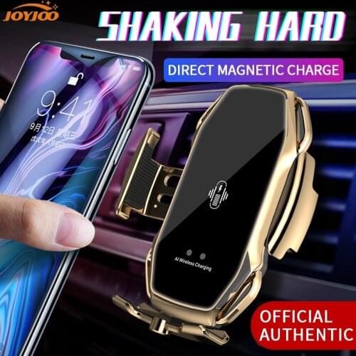 Car Intelligent Sensing Wireless Charger Qi Magnetic Fast Wireless Car Charger Phone Holder
