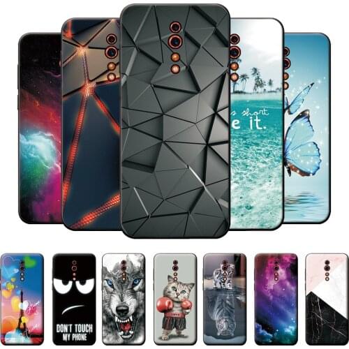 6.4" For Oppo Reno Z Case Silicone Soft TPU Phone Cover For Oppo Reno Z Cover Butterfly Protective Case Bumper For Oppo Reno Z