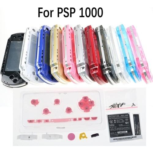 JCD 1 Set Of Housing Shell Case Cover Replacement for PSP1000 PSP 1000 Game Console Case Cover Replacement Case Housing Cover f