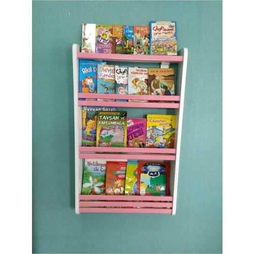 Dream Series Pink Color Montessori Bookcase-3 Shelf Bookcase