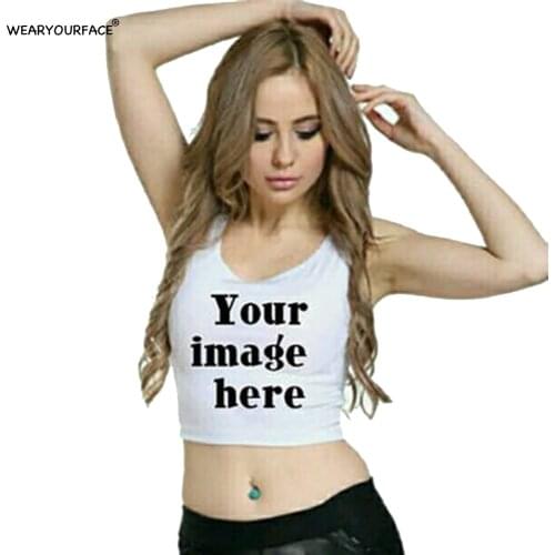 Custom Crop Top&Tee 3D All Over Print Cats Summer Women Casual Camis Outfits One Size For Girls Customize Dropship