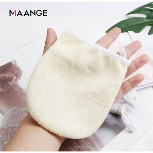 MAANGE 1Pcs Reusable Microfiber Facial Cloth Face Towel Makeup Remover Cleansing Glove Tool Beauty Face Care Towel 16.5*10 cm
