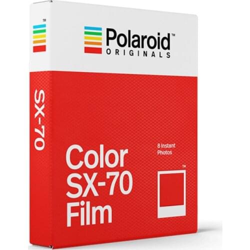 Originals Color SX-70 Film 8 Sheets Instant Photos White Frame Paper for Vintage SX-70 Box Type 1000 Cameras