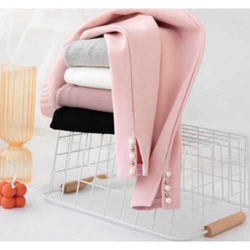 Princess Pearl Childrens Pants Cotton Girls Leggings Spring Autumn Girls Leggings Kids Pencil Pants Children Trousers